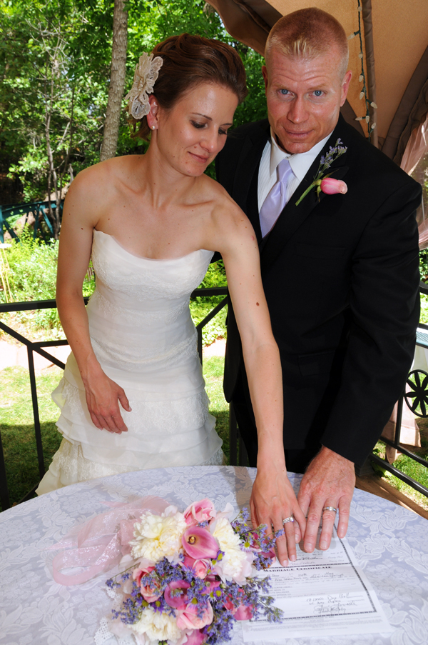 A Pikes Peak Wedding at Blue Skies Inn, Manitou Springs, CO