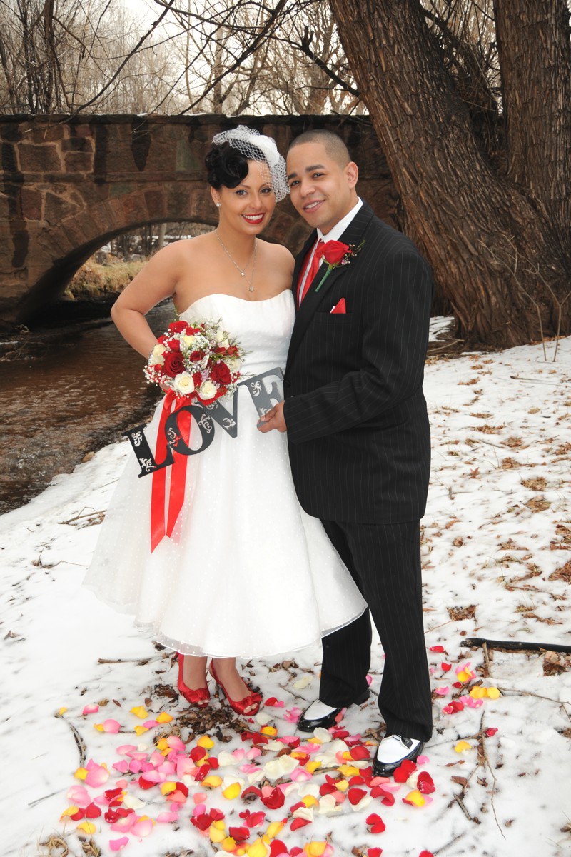 Spring Wedding at Pikes Peak Weddings, Manitou Springs, Colorado