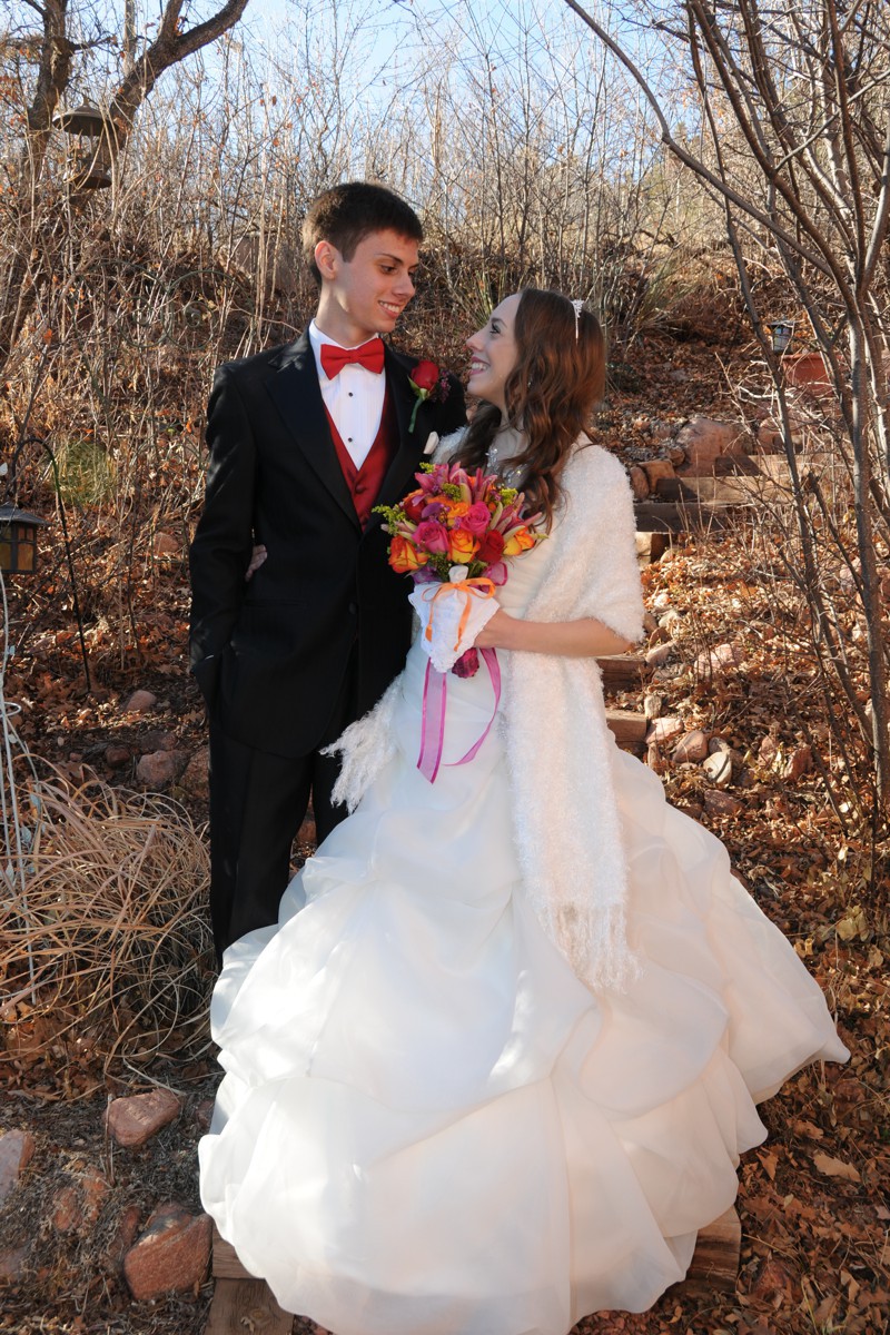 Winter Wedding at Pikes Peak Weddings, Manitou Springs, Colorado