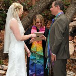 Spring Wedding at Pikes Peak Weddings, Manitou Springs, Colorado