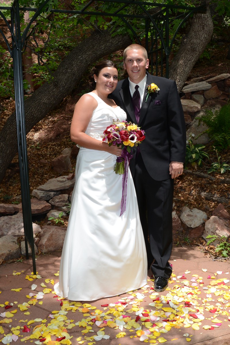 Summer Wedding at Pikes Peak Weddings, Manitou Springs, Colorado