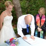 Spring Wedding at Pikes Peak Weddings, Manitou Springs, Colorado