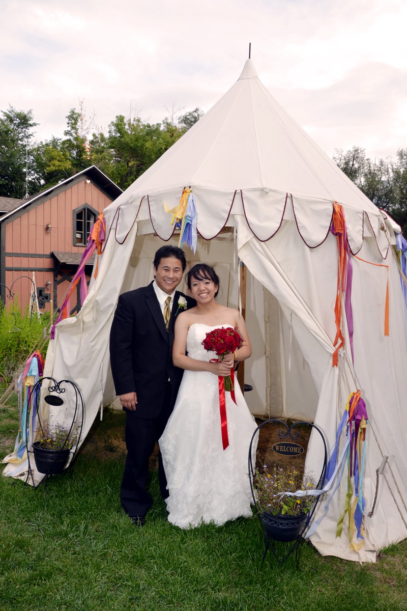 Spring Wedding at Pikes Peak Weddings, Manitou Springs, Colorado