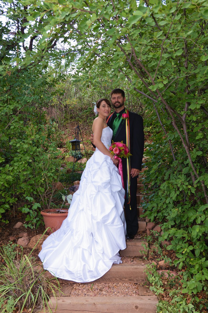 Spring Wedding at Pikes Peak Weddings, Manitou Springs, Colorado