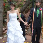 Spring Wedding at Pikes Peak Weddings, Manitou Springs, Colorado