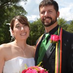 Spring Wedding at Pikes Peak Weddings, Manitou Springs, Colorado
