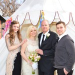 Winter Wedding at Pikes Peak Weddings, Manitou Springs, Colorado