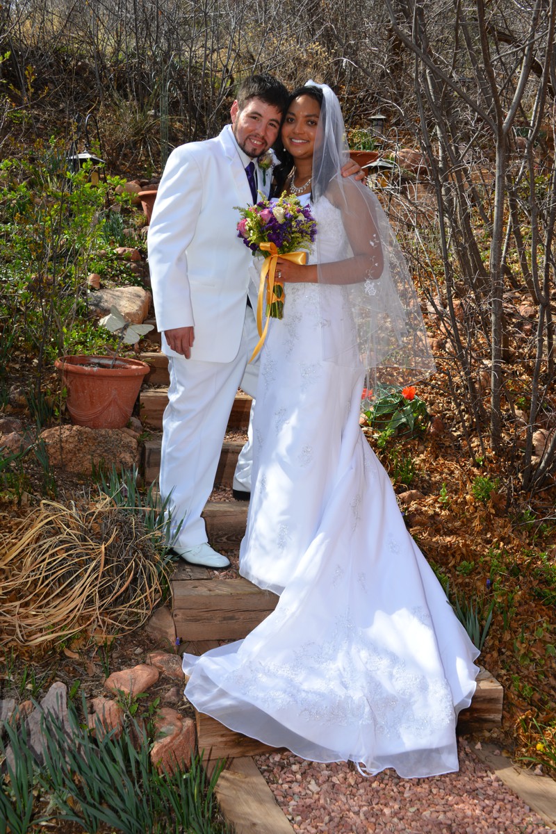 Spring Wedding at Pikes Peak Weddings, Manitou Springs, Colorado