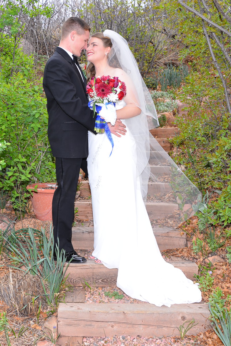 Spring Wedding at Pikes Peak Weddings, Manitou Springs, Colorado