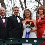 Spring Wedding at Pikes Peak Weddings, Manitou Springs, Colorado