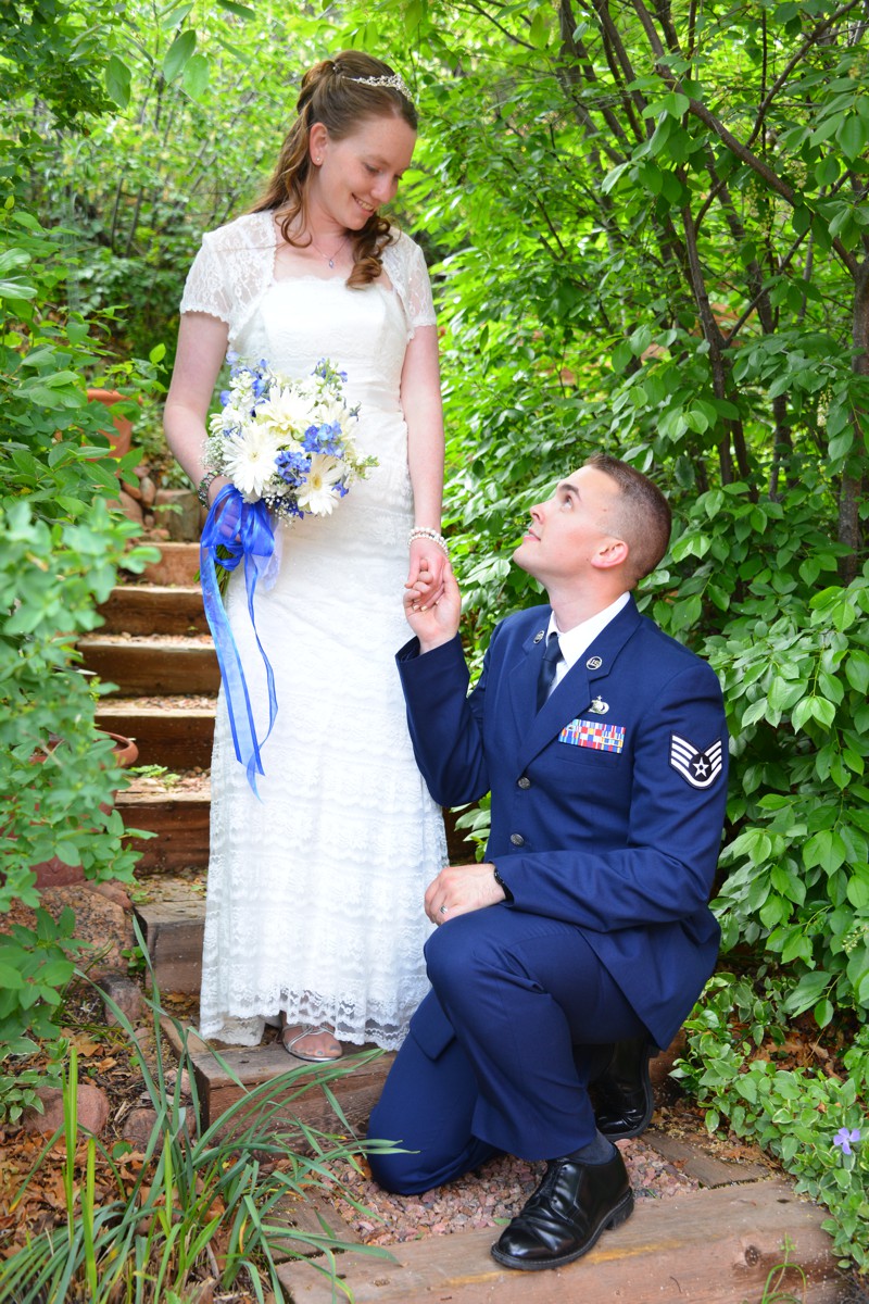 Spring Wedding at Pikes Peak Weddings, Manitou Springs, Colorado