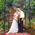Spring Wedding at Pikes Peak Weddings, Manitou Springs, Colorado