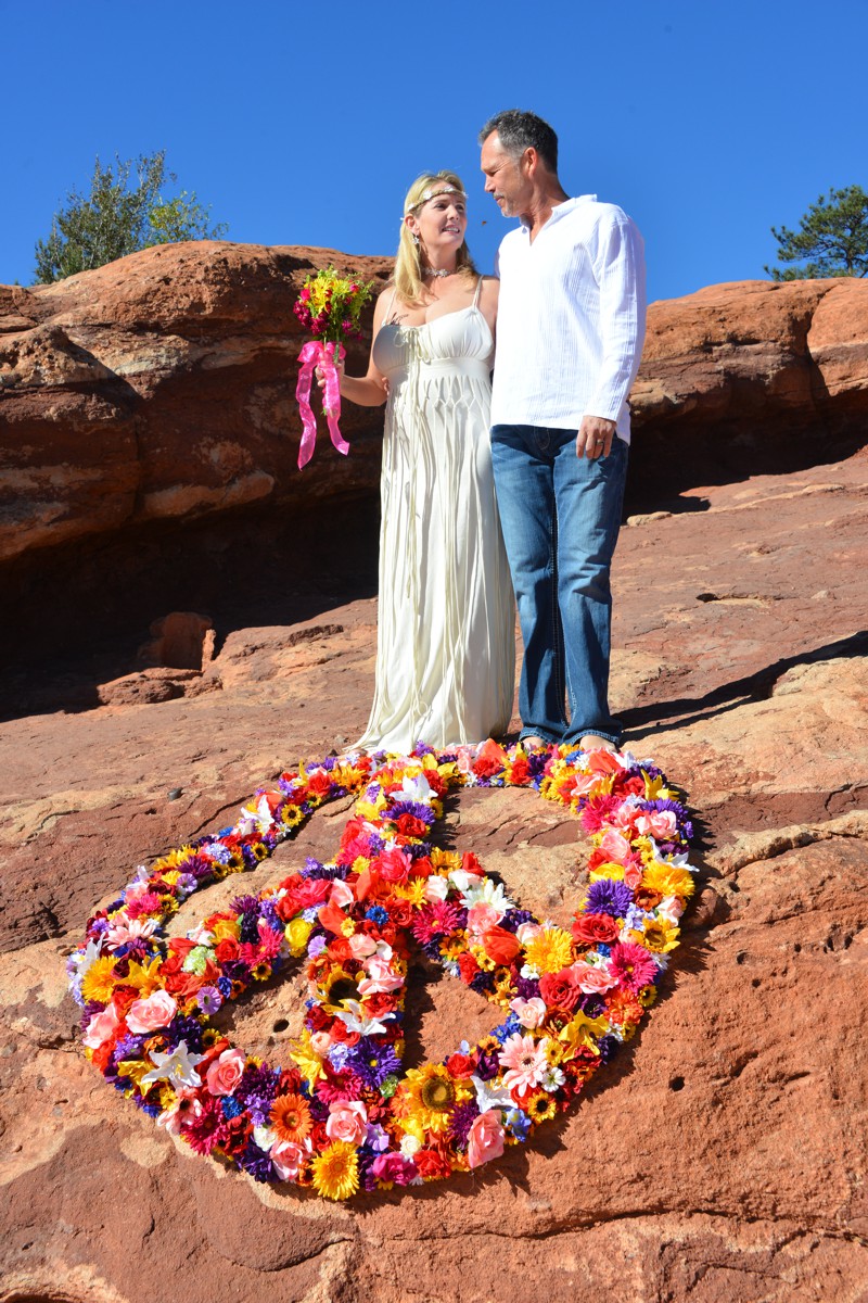 Spring Wedding at Pikes Peak Weddings, Manitou Springs, Colorado