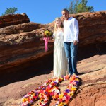 Spring Wedding at Pikes Peak Weddings, Manitou Springs, Colorado