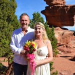 Spring Wedding at Pikes Peak Weddings, Manitou Springs, Colorado