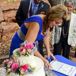 Spring Wedding at Pikes Peak Weddings, Manitou Springs, Colorado