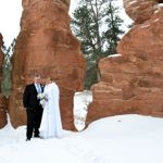 Winter Wedding an Outdoor Pikes Peak Wedding, Manitou Springs, Colorado