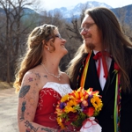 Winter Wedding an Outdoor Pikes Peak Wedding, Manitou Springs, Colorado