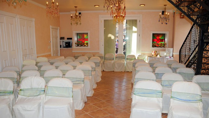 Indoor Ceremony in the Chapel at Pikes Peak, Manitou Springs, Colorado