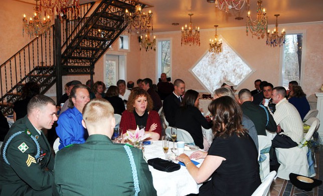 Indoor Ceremony in the Chapel at Pikes Peak, Manitou Springs, Colorado