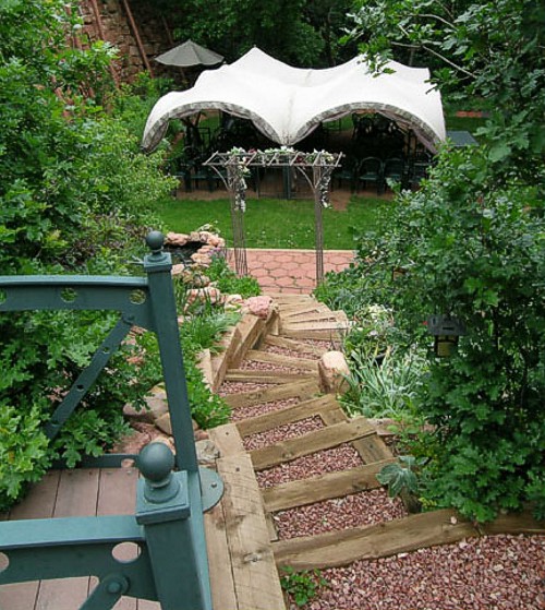 Waterfall Garden Wedding at Pikes Peak, Manitou Springs, Colorado
