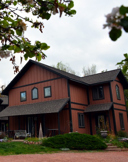 Blue Skies in Suite Entrance